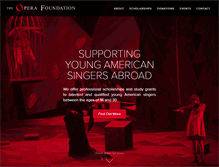 Tablet Screenshot of operafoundation.org